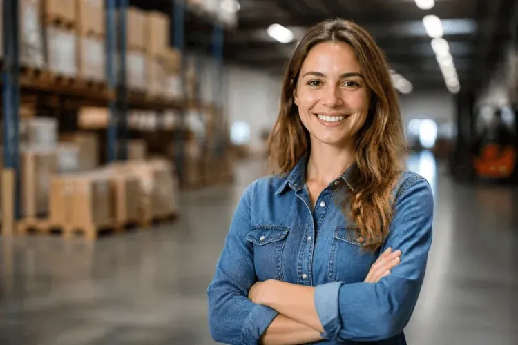 Logistics team member using Postkodes attendance